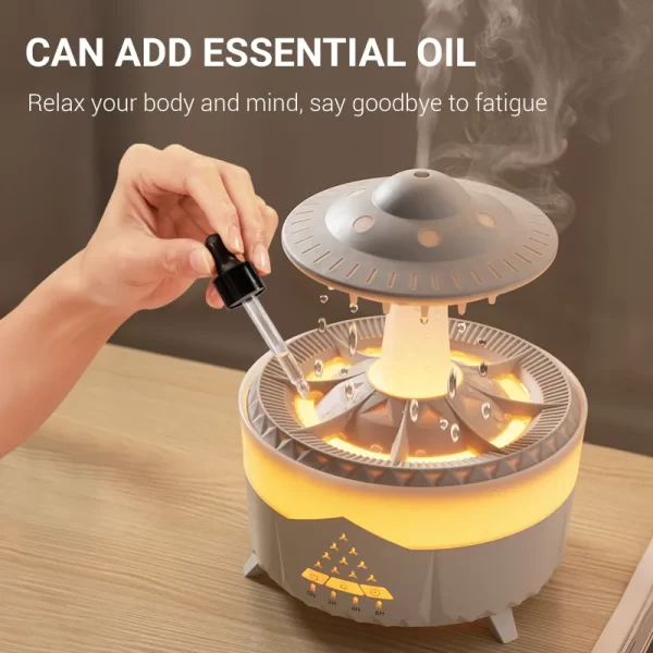 Humidifier Rain Cloud Diffuser Mushroom Air Humidifier - Image 2