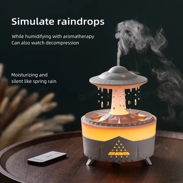 Humidifier Rain Cloud Diffuser Mushroom Air Humidifier - Image 3