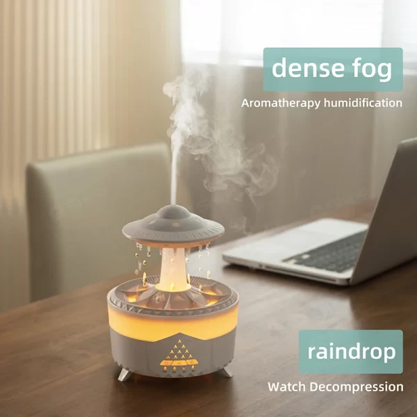 Humidifier Rain Cloud Diffuser Mushroom Air Humidifier - Image 4