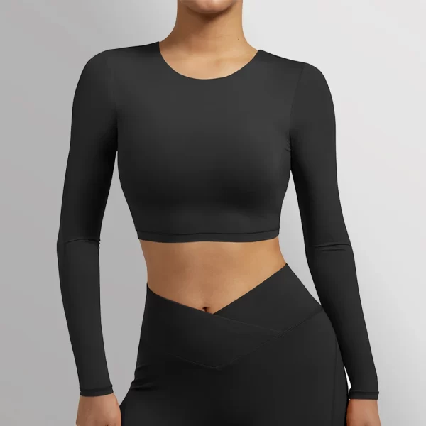 Sports Shirt Top Crop